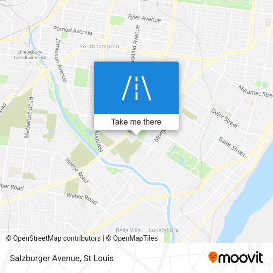 Mapa de Salzburger Avenue
