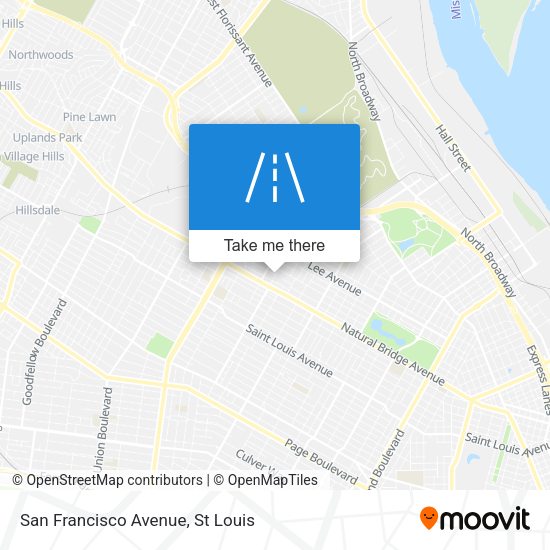 San Francisco Avenue map