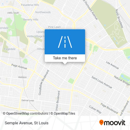 Mapa de Semple Avenue