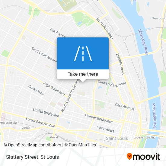 Mapa de Slattery Street