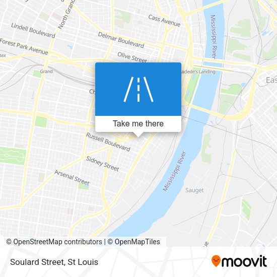 Mapa de Soulard Street