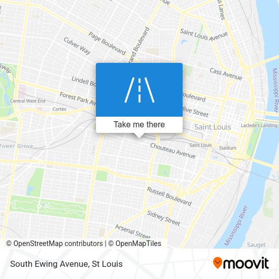 Mapa de South Ewing Avenue