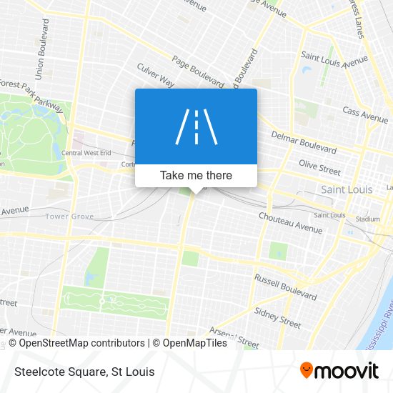 Mapa de Steelcote Square