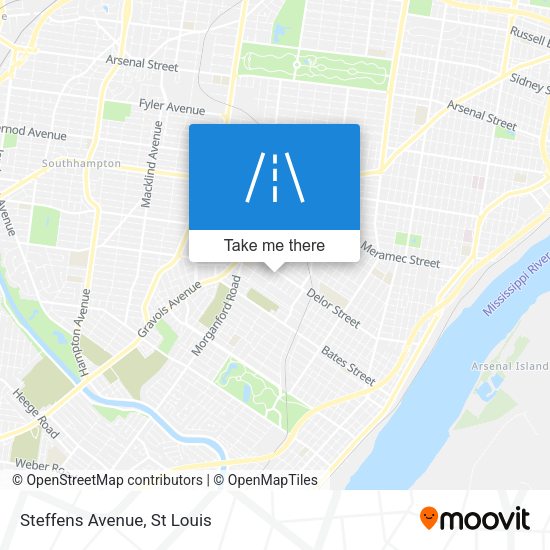 Steffens Avenue map