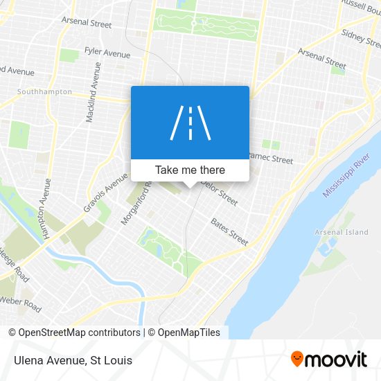 Mapa de Ulena Avenue