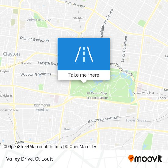 Mapa de Valley Drive