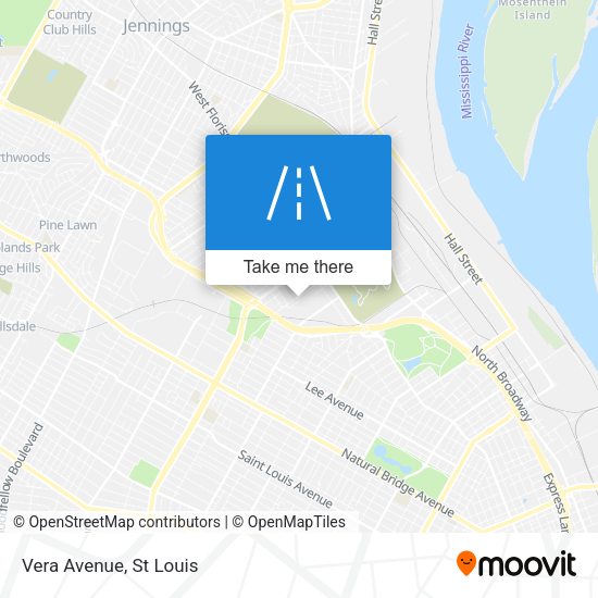 Mapa de Vera Avenue