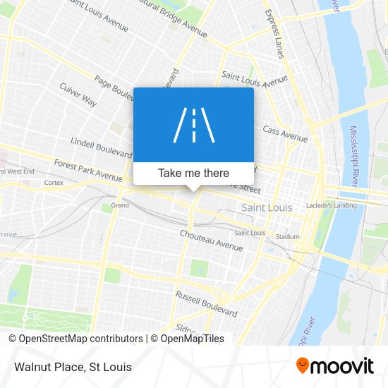 Mapa de Walnut Place