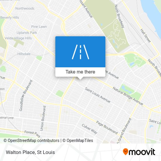 Mapa de Walton Place