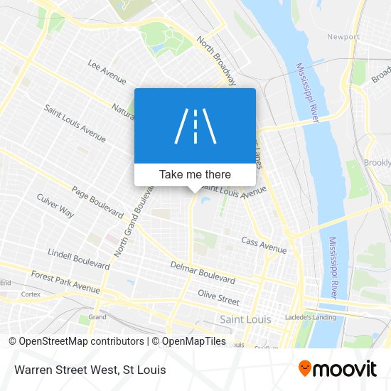 Warren Street West map