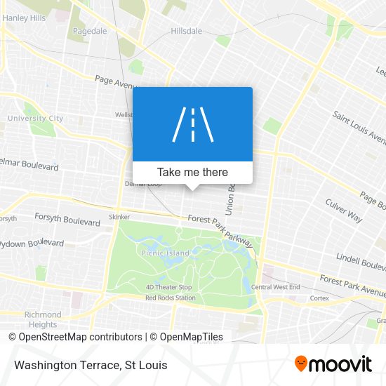 Washington Terrace map