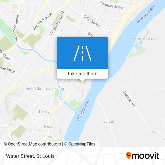 Mapa de Water Street