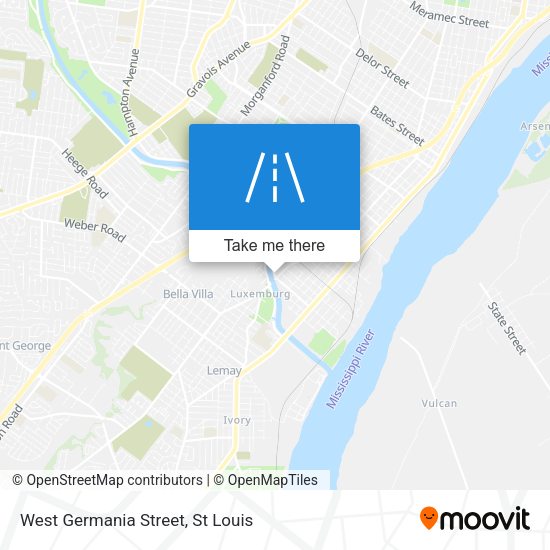 Mapa de West Germania Street