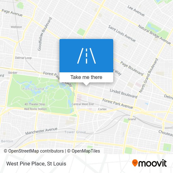 Mapa de West Pine Place