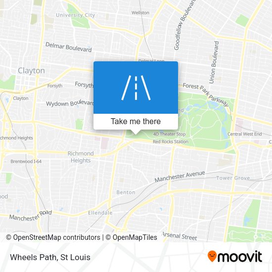Mapa de Wheels Path