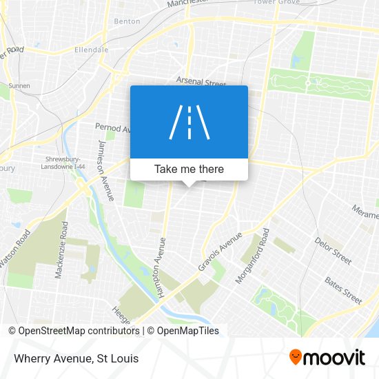 Mapa de Wherry Avenue