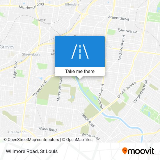 Mapa de Willmore Road