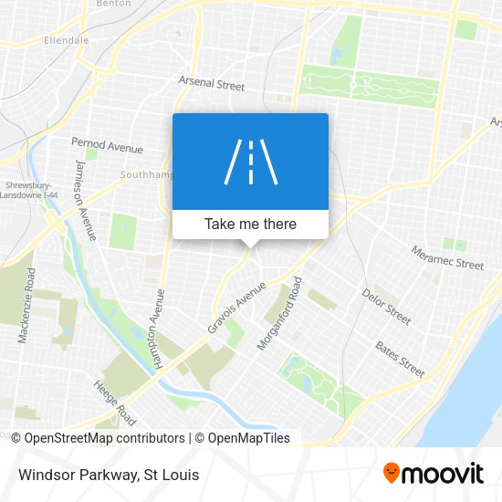 Mapa de Windsor Parkway