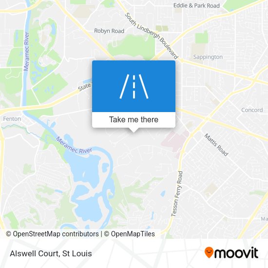 Mapa de Alswell Court