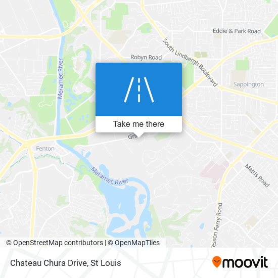 Chateau Chura Drive map