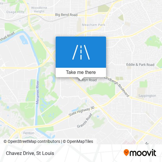 Mapa de Chavez Drive