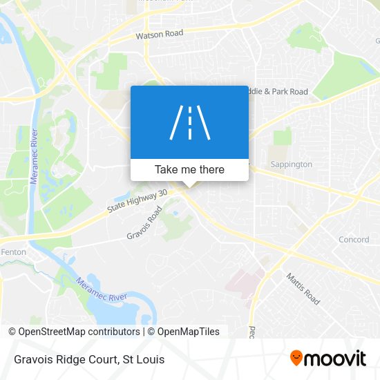 Gravois Ridge Court map
