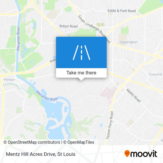 Mapa de Mentz Hill Acres Drive