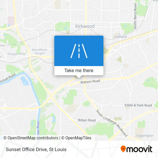 Sunset Office Drive map