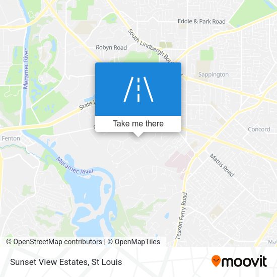 Sunset View Estates map