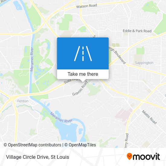 Village Circle Drive map