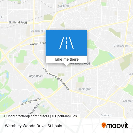Wembley Woods Drive map