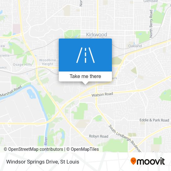 Windsor Springs Drive map