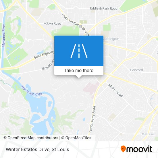 Winter Estates Drive map
