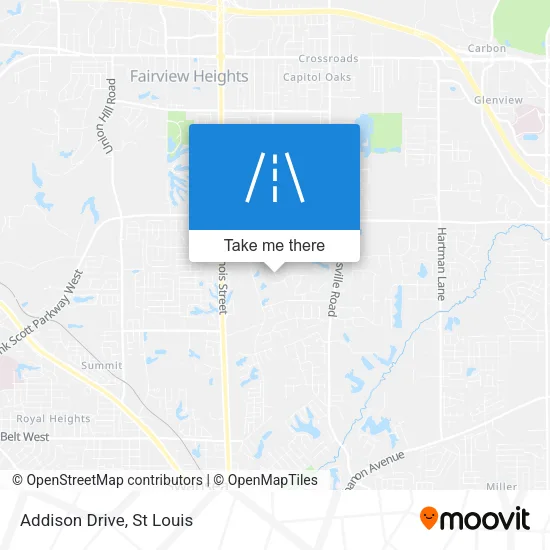 Addison Drive map