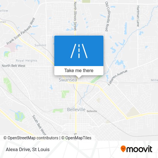 Mapa de Alexa Drive
