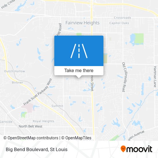 Big Bend Boulevard map