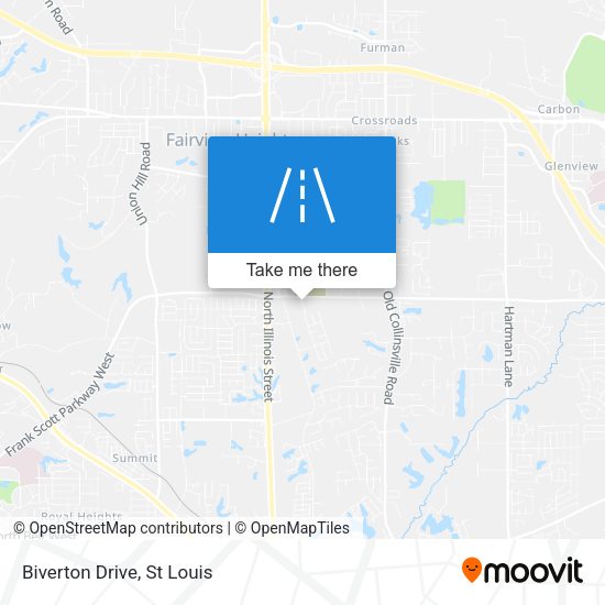 Mapa de Biverton Drive