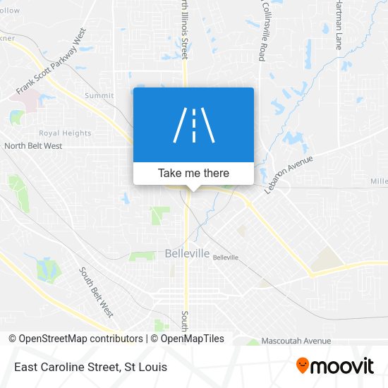 Mapa de East Caroline Street