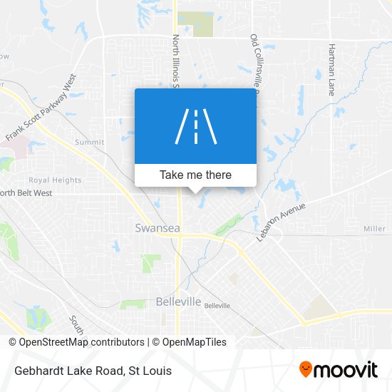 Mapa de Gebhardt Lake Road