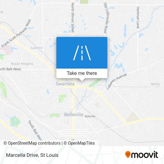 Marcella Drive map