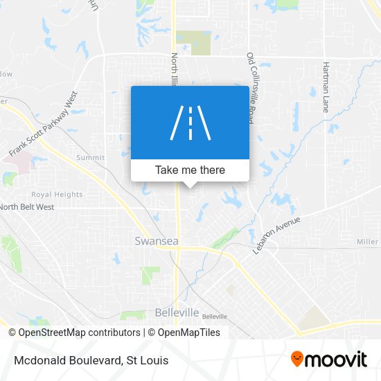 Mcdonald Boulevard map