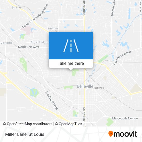 Mapa de Miller Lane