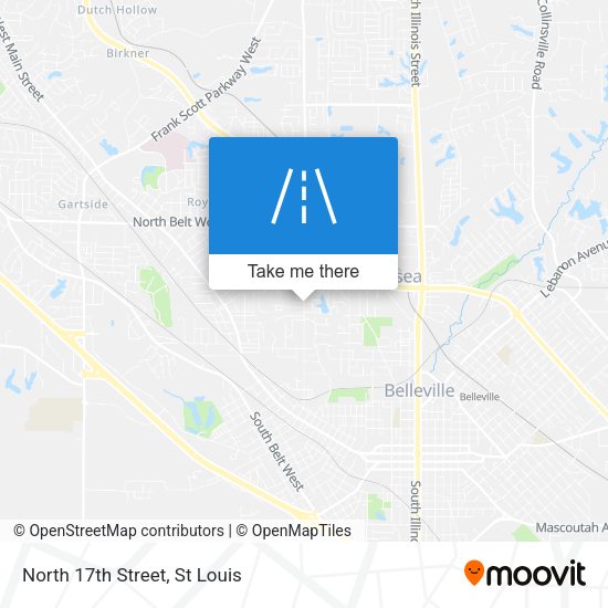 Mapa de North 17th Street