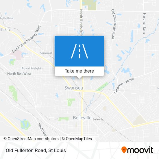 Old Fullerton Road map
