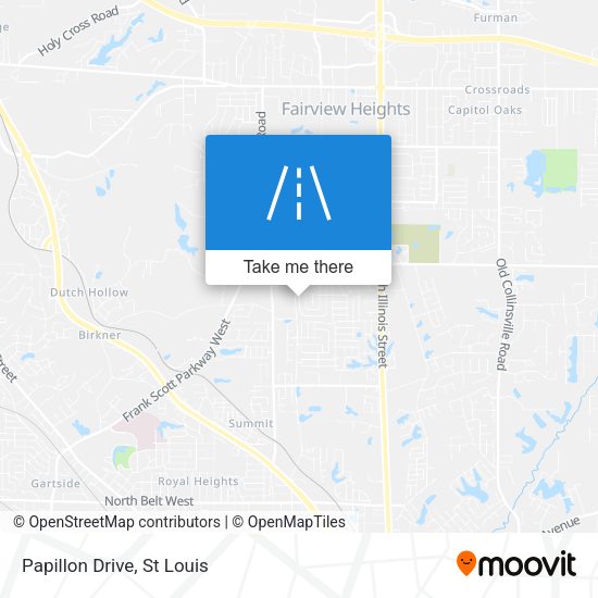 Mapa de Papillon Drive