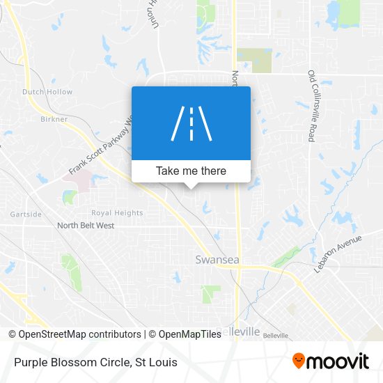 Mapa de Purple Blossom Circle