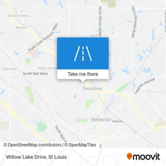 Mapa de Willow Lake Drive
