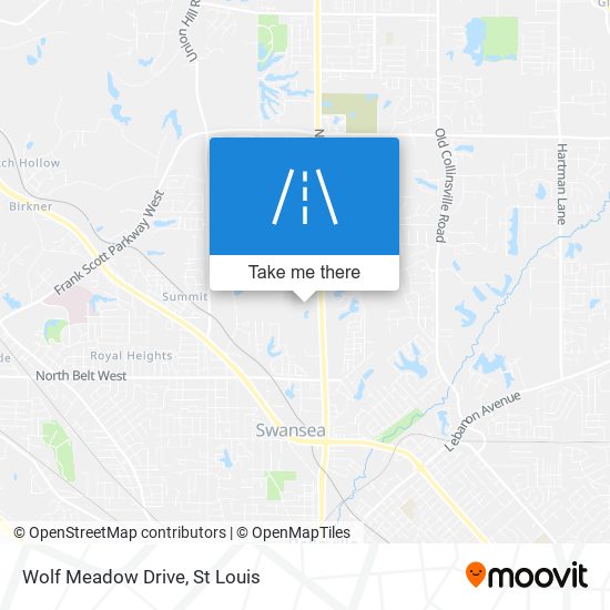 Mapa de Wolf Meadow Drive