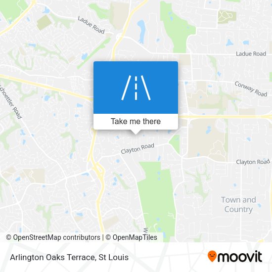 Arlington Oaks Terrace map