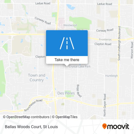 Mapa de Ballas Woods Court